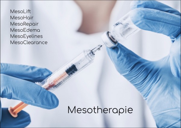 Werbeposter für Mesotherapie Behandlung, 2 Stck.