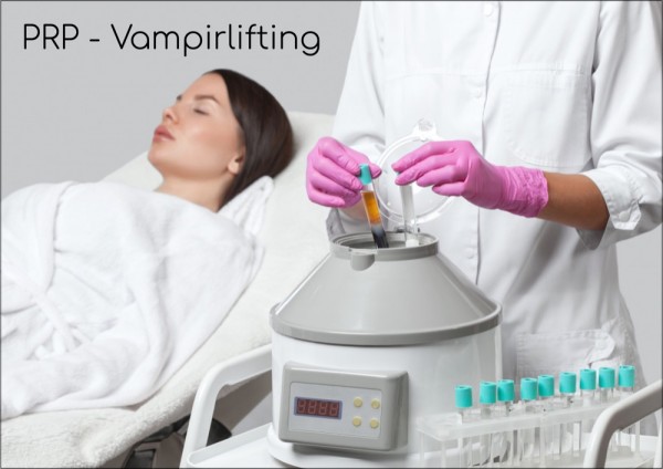 Werbeposter für PRP-Vampirlifting Behandlung, 2 Stck.