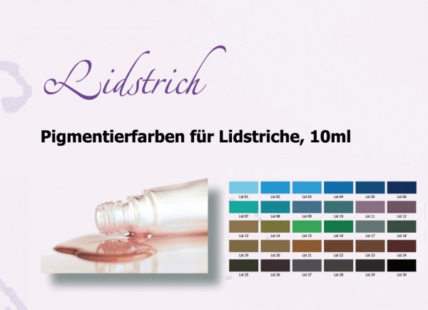 Pigmentierfarben Lidstriche Premium True Color